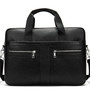 Briefcase men's bag leather laptop office genuine computer business handbag