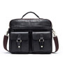 Handbag men genuine leather messenger briefcase business shoulder crossbody