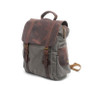 Backpacks men casual canvas vintage school bags young large capacity travel leather laptop