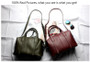 Handbag women tote bag 100% genuine leather luxury fashion crossbody messenger purse business shoulder