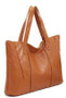 Handbag women luxury genuine cow leather casual large capacity soft ziper shoulder