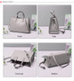 Bags women luxury genuine leather shoulder handbags famous brand big crossbody