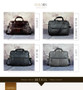 Briefcase men oil waxy leather antique design business laptop document case fashion attache messenger bag tote portfolio