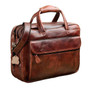 Briefcase men oil waxy leather antique design business laptop document case fashion attache messenger bag tote portfolio