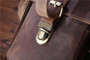 Briefcase male vintage real leather messenger shoulder portfolio laptop bag case office handbag