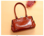 Handbags women vintage shoulder real genuine leather zipper luxury designer messenger