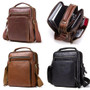 Bag men genuine leather shoulder 9.7""ipad casual messenger handbag crossbody