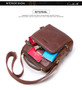 Bag men genuine leather shoulder 9.7""ipad casual messenger handbag crossbody