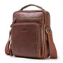 Bag men genuine leather shoulder 9.7""ipad casual messenger handbag crossbody