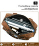 Briefcases male westal genuine leather messenger shoulder casual laptop computer bags for documents