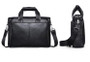 Handbag men's genuine leather shoulder bag brand business laptop briefcase crossbody messenger