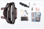 Handbag men's genuine leather shoulder bag brand business laptop briefcase crossbody messenger