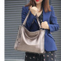 Handbag women large capacity genuine leather office messenger bags tote shoulder