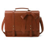 Briefcases women pu leather vintage messenger handbags bags school shoulder for 15.6 inch laptop