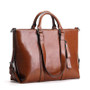 Handbag women's large capacity genuine leather messenger luxury oil wax cow crossbody bag casual tote