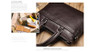 Briefcase men's genuine leather business laptop handbag shoulder messenger bag notebook