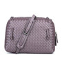 Bags women luxury brand designer shoulder sheepskin handmade woven crossbody messenger lambskin purse
