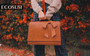 Briefcase women 15.6'' laptop messenger bag pu leather large vintage shoulder retro handbag crossbody