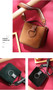 Handbag women genuine leather tote wide handle strap ring shoulder fashion purses crossbody