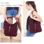Handbag women real split suede leather shoulder bag leisure casual hobo messenger top-handle