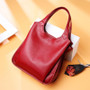 Handbag women famous brand soft shoulder luxury genuine leather big capacity cow casual tote