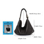 Handbag women's soft real genuine leather shoulder hobo large luxury cowhide totes