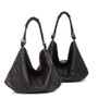 Handbag women's soft real genuine leather shoulder hobo large luxury cowhide totes