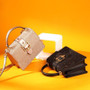 Bags women leather crossbody cowhide handbag fashion blingbling messenger shoulder