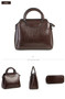 Handbag women's fashion vantage genuine leather luxury famous brands tote shoulder messenger