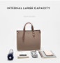 Handbags women luxury bags designer fashion briefcase genuine leather high-capacity casual tote