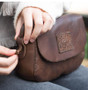 Bag handmade cowhide handbag shoulder slant across casual leather