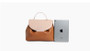 Bags women genuine leather casual handbags messenger doctor shoulder pumpkin sharp design cell phone wallet