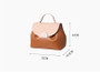 Bags women genuine leather casual handbags messenger doctor shoulder pumpkin sharp design cell phone wallet