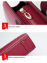 Handbags lady elegant cowhide stylish shoulder leather tote luxury messenger fashion brand purse