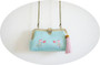 Bag women silk embroidery thread handmade floral big vintage bamboo handle tassel handbags messenger