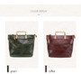 Handbags women real cow leather genuine casual fashion classic totes messenger bags designer luxury