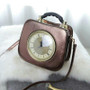 Handbags ladies personalized fun fashion clock shape leather luxury designer famous brands shoulder