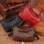 Handbags women brand genuine leather boston shoulder fashion cheap plaid large capacity tote