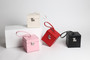 Handbags women famous brand cow leather box mini cube brand original design crossbody messenger