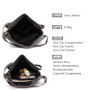 Bags for women genuine leather large capacity hobo shoulder soft real handbags casual messenger