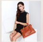 Handbags ladies soft genuine leather large capacity crossbody shoulder tote luxury brand