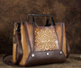 Handbag female vintage real cowhide top handle crossbody bag genuine leather shoulder tote embossed