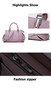 Bag women leather handbags casual trunk tote luxury brand shoulder large