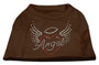 Angel Heart Rhinestone Dog Shirt