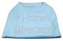 Home Wrecker Rhinestone Shirts Baby Blue