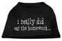 I Really Did Eat The Homework Screen Print Shirt