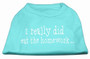 I Really Did Eat The Homework Screen Print Shirt