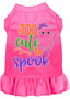 Too Cute To Spook-girly Ghost Screen Print Dog Dress