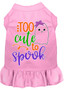 Too Cute To Spook-girly Ghost Screen Print Dog Dress
