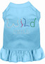 Rhinestone Wild Child Dress Baby Blue